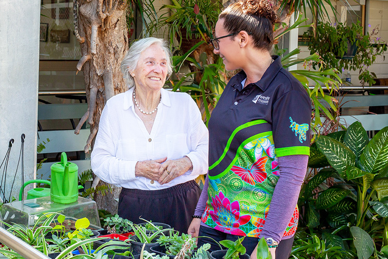 Hyland House residents enjoy High Tea