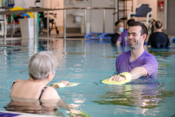 Health and wellbeing at Wesley Mission Queensland Hyrdrotherapy services available