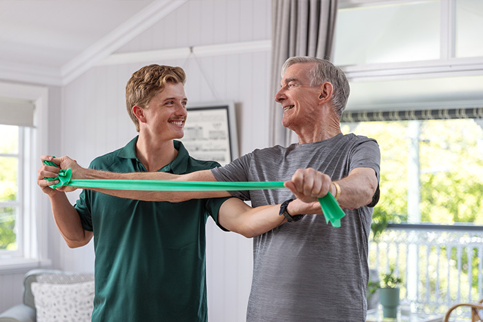 Home Care Brisbane - allied health physio session