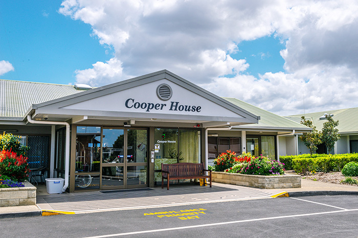 Entrance to Cooper House