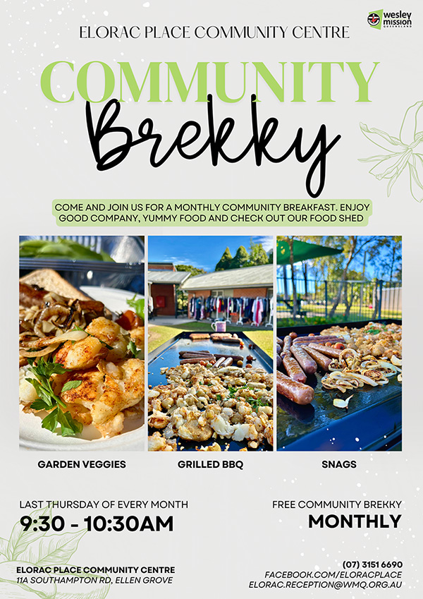 Elorac Place Community Breaky Poster