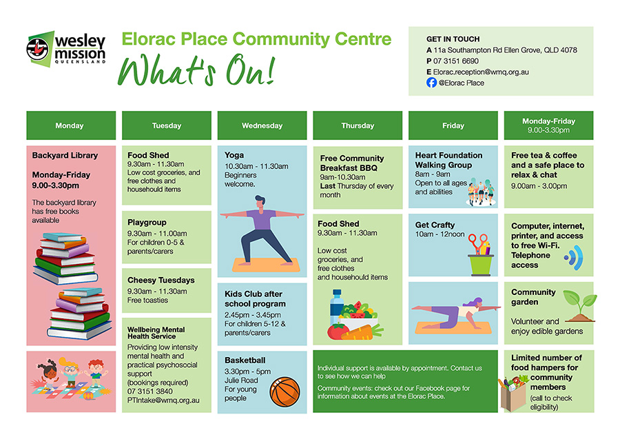 Elorac Place What's On Poster