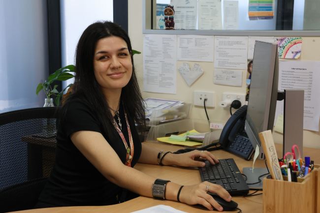 Alexis, who moved from volunteer to Case Worker