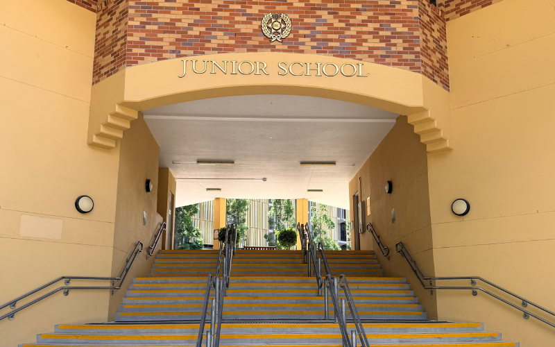 Staircase at Brisbane Boy's College